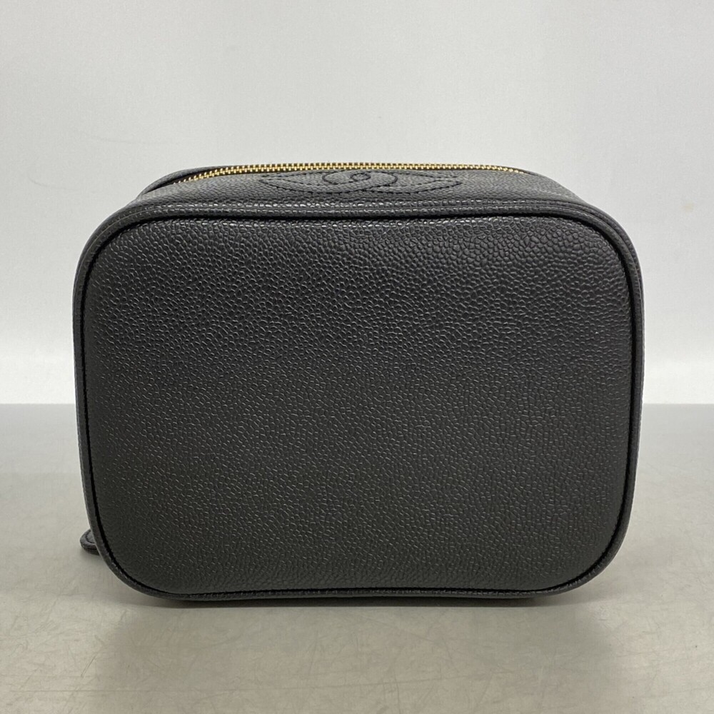 CHANEL Black Caviar Leather Vanity Bag - Picture 3 of 9